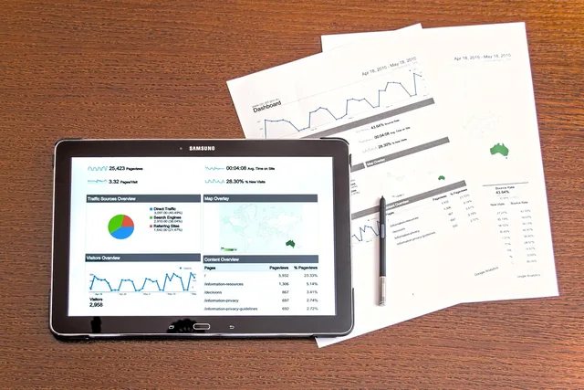 modern technologies, marketing, business analyst, manager's desk, tablet, charts, analysis, report, internet, business plans, investments, galaxy tab, samsung, google, adwords, marketing, analysis, report, report, report, report, report, google. A B2B influencer marketing reporting dashboard should answer one question