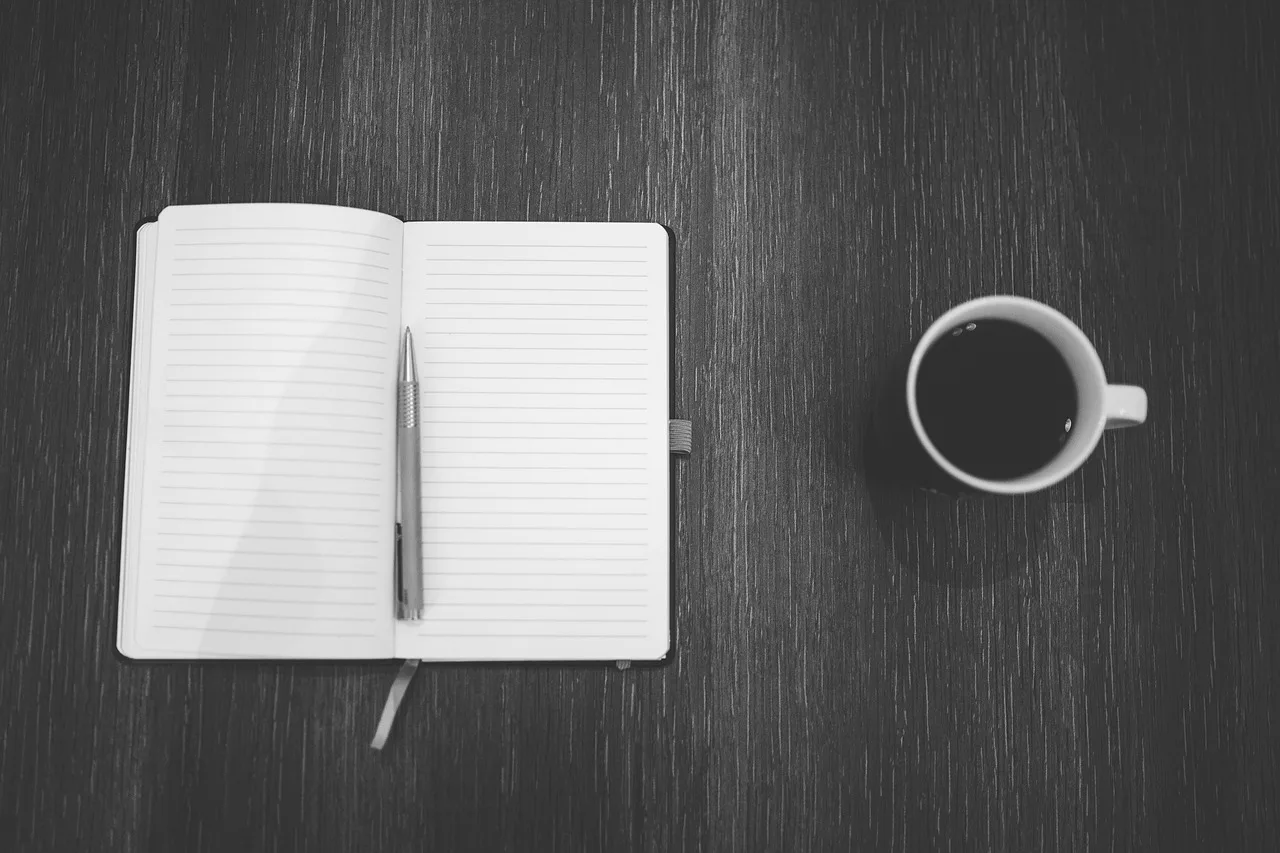 notebook, notepad, pen, journal, writing, coffee, business, desk, office, gray business, gray office, gray coffee, gray laptop, gray writing, gray desk, gray company, journal, journal, journal, journal, journal